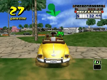 Crazy Taxi screen shot game playing